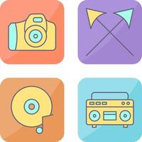 Camera and Arrows Icon vector