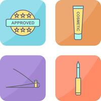 Approved and Creem Icon vector