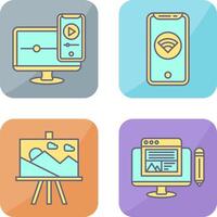 WIFI and Responsive Icon vector