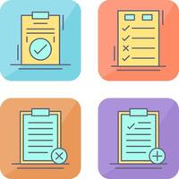 Today to Done Check List and Checkmark Icon vector