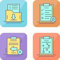 Save List and Task List Icon vector