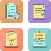 Medical Examination List and Check Up List Icon vector