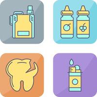 Vape and Vape Liquid Icon vector