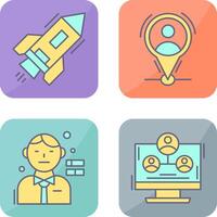 Start Up and Placeholder Icon vector