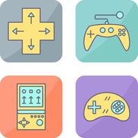 Direction Key and Gaming Control Icon vector