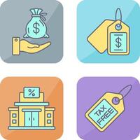 Income and Price Icon vector