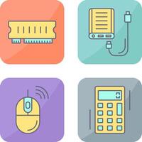 Ram and Power Bank Icon vector
