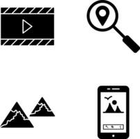 animation and tracking services Icon vector