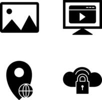 albums and streaming Icon vector