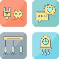 Socket and Chat Icon vector