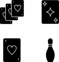 Deck of Card and Card Icon vector