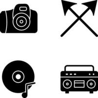 Cctv and Protection Icon vector