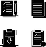 Agreement and Document Icon vector