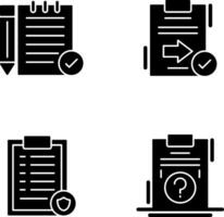 Check Notes and Send Icon vector