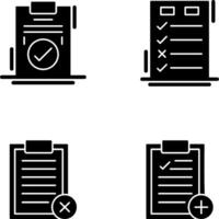 Today to Done Check List and Checkmark Icon vector