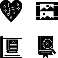 Music and Gallery Icon vector