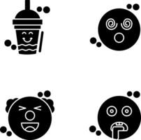 Drink and Dizzy Icon vector