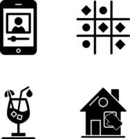 log and Tic Tac Toe Icon vector