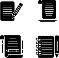 checklist and document Icon vector