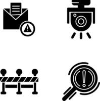 Spam and Security Camera Icon vector