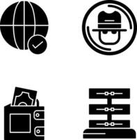 Internet and Spy Icon vector