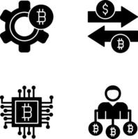 Setting and Money Exchange Icon vector