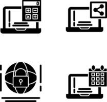 Calculator and Share Icon vector