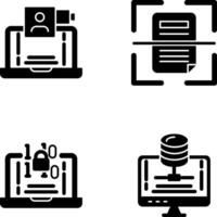 Call and Scan Icon vector