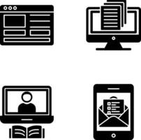 Web Design and Document Icon vector