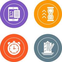 Check List and Quick Response Icon vector