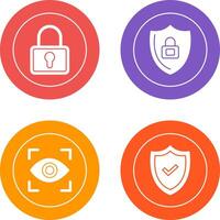 Lock and Privacy Icon vector