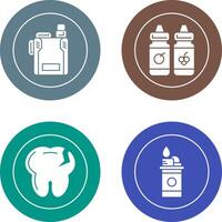 Vape and Vape Liquid Icon vector