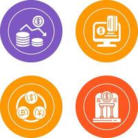 Money Loss and Online Payment Icon vector