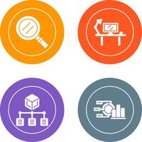 Search and Workspace Icon vector