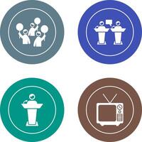 Protest and Debate Icon vector