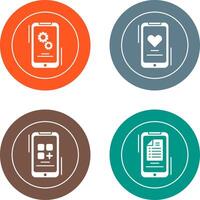 Setting and Favourite Icon vector