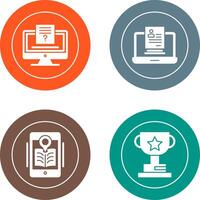 Quiz and Registration Icon vector