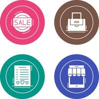 Sale and Purse Icon vector