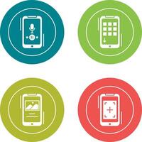 Voice Record and Device Icon vector