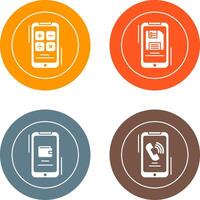 Calculator and Backup file Icon vector