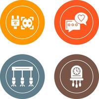 Socket and Chat Icon vector