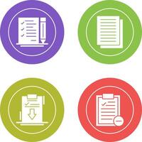 Agreement and Document Icon vector