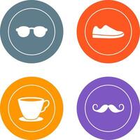 Sunglasses and Shoe Icon vector