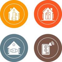 Temperature and Upload Icon vector