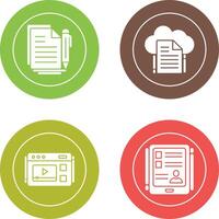 Document and File Icon vector