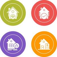 Vent and Houses Icon vector