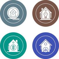 Fire Alarm and Home Automation Icon vector