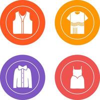 Swimming Vest and Accessory Icon vector