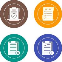 Today to Done Check List and Checkmark Icon vector