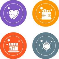 Heart and Wallet Icon vector